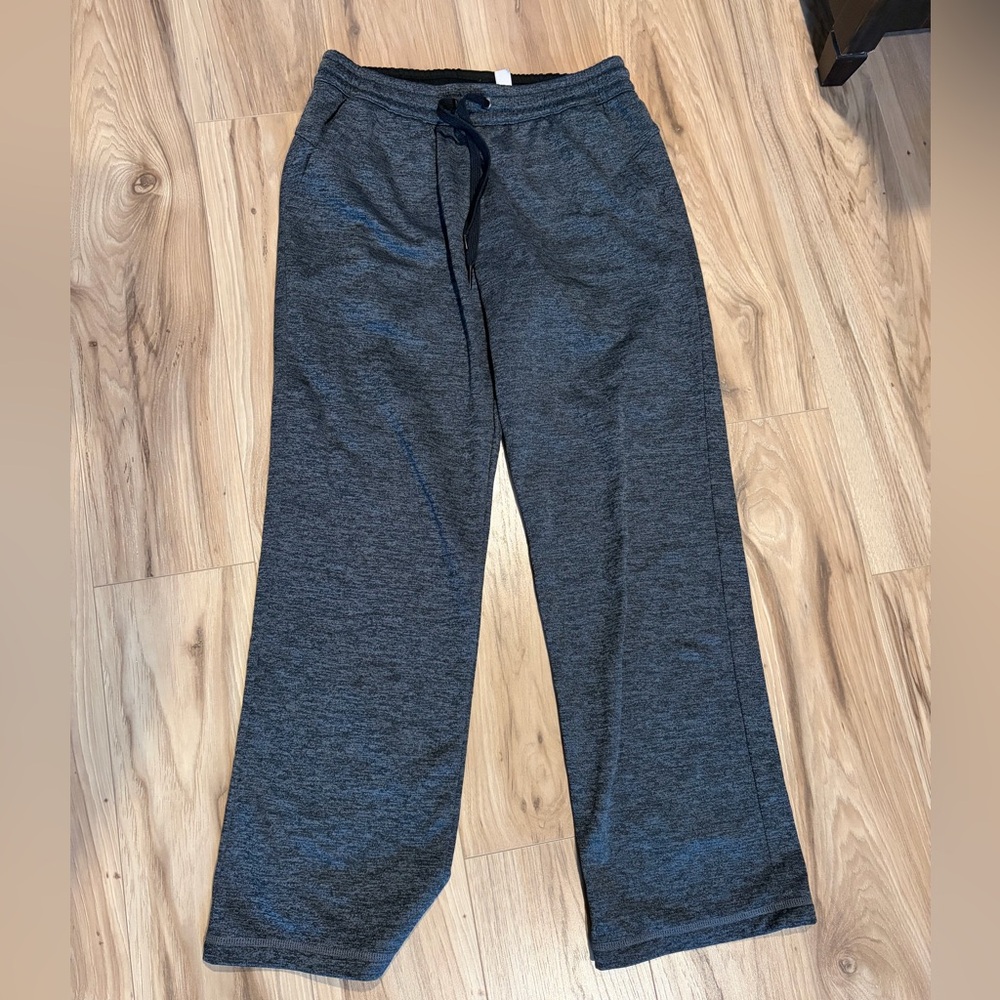 adidas Charcoal Gray Fleece Sweatpants